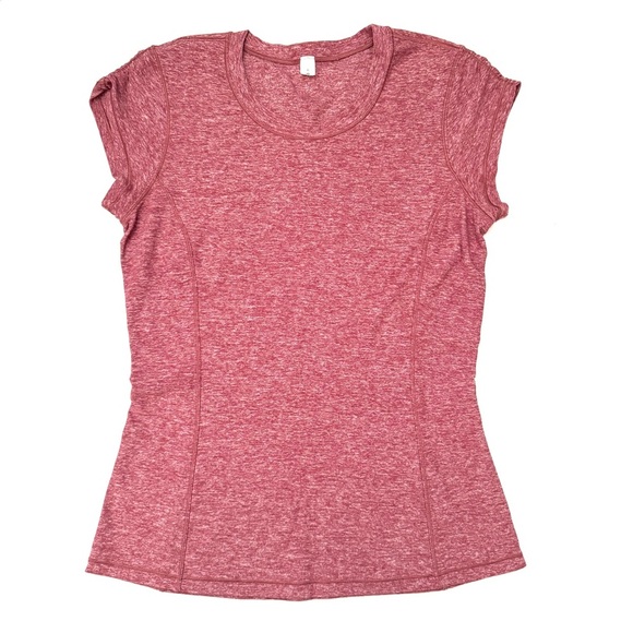 Lululemon Time To Sweat Short Sleeve Tee In Heathered So Merlot - Picture 4 of 6